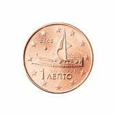 1 cent Griekenland 2002 UNC
